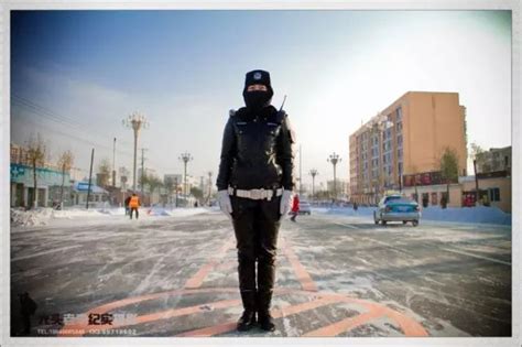 Chinese Policewoman In Full Leather Uniform Leather Leather Pants