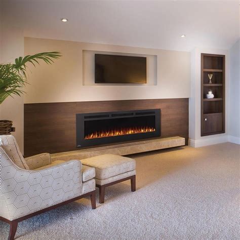 Napoleon Allure Phantom 60 Inch Electric Fireplace Linear Wall Mount
