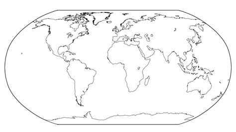 33 World Map Without Labels Maps Database Source