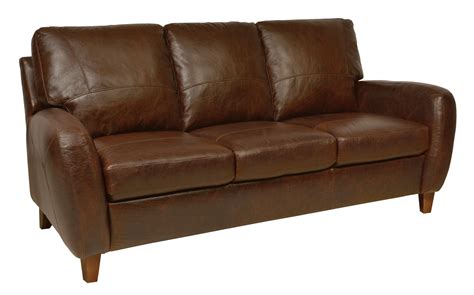 Jennifer Italian Leather Sofa From Luke Leather Coleman Furniture