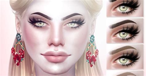 Sims 4 Ccs The Best Dolce Eyebrows By Pralinesims