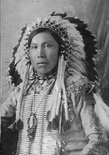 Simonfirst Shoot Assinoboine Hohe Nakota1912 Native American Men