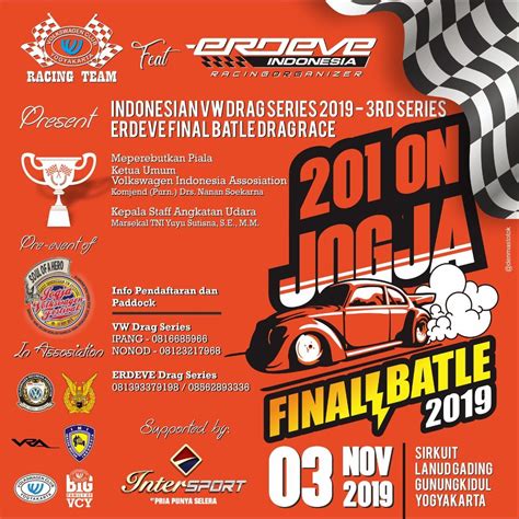 Indonesian Vw Drag Series 2019 November 3rd 2019 Yogyakarta Indonesia