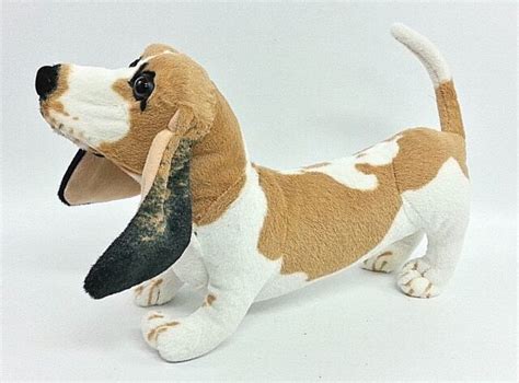 Bassett Hound Dog Plush Stuffed Toy 17 Realistic Ebay