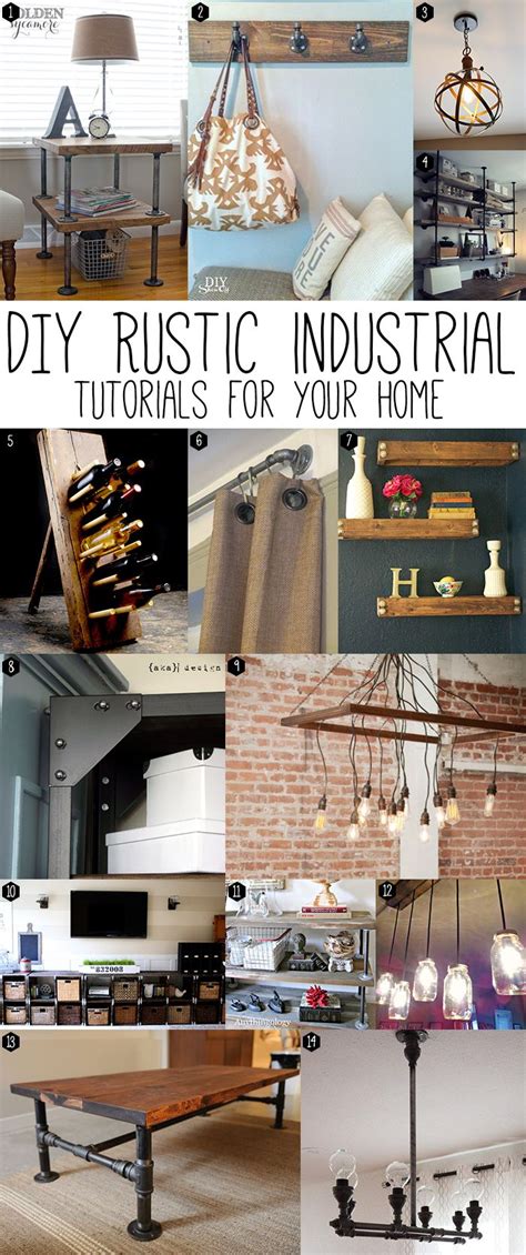 Diy Rustic Industrial Projects This Post Has Some Great