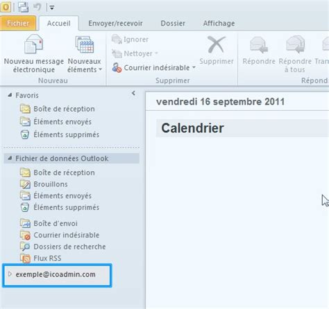 Configurer Son Compte Email Dans Outlook 2010 Documentation