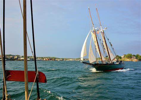 Schooner Lannon Port Tack Photograph By Michael Dyer Fine Art America