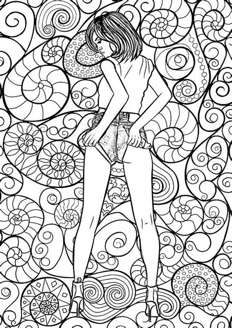 Adult Nude Woman Coloring Pages Play Adult Woman Coloring Pages Min