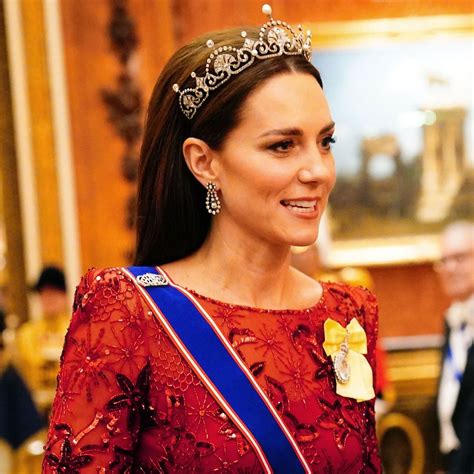 Kate Middleton Goes Full Princess Mode In Sparking Gown And Royal Tiara