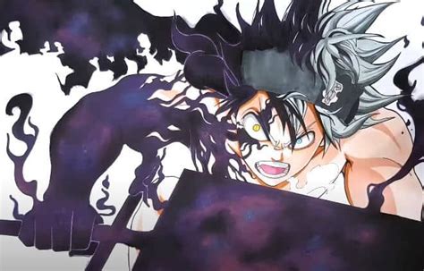 How To Draw Asta Demon Form From Black Clover In 2020