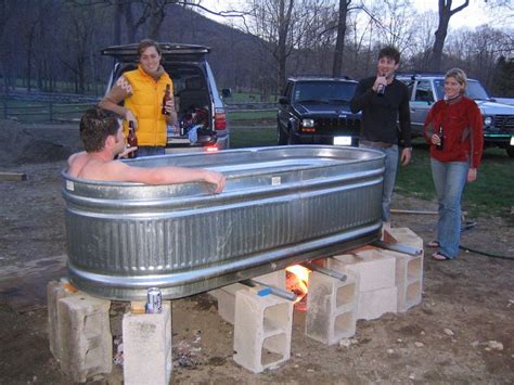 Ckbradley Weekend Thank You Andy Idea Take Farm Feeding Trough And Make A Hot Tub Hot Tub
