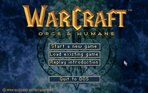 The Best Games Ever Warcraft 1 Screenshots Walkthrough