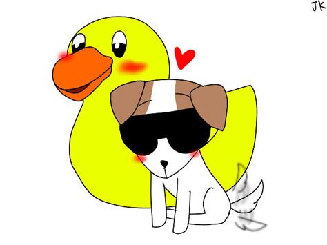 The Duck X Selfie Dog Crack Ship Art Request 6 By Jaokhong123 On