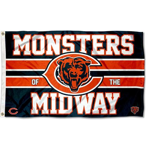 Chicago Bears Monsters Of The Midway Flag 36x60 Inches