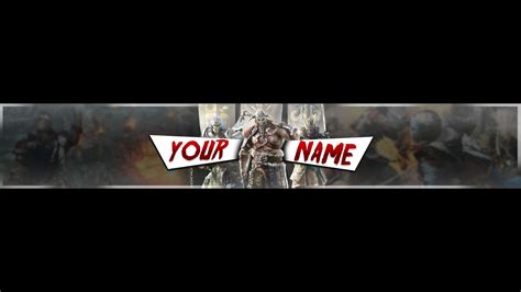 Free For Honor Youtube Banner Template Youtube