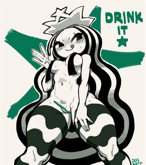 Starbucks Siren And Stb Chan Starbucks Drawn By Taikodon Danbooru