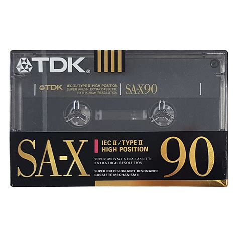 Tdk Sa X90 1990 91 Chrome Blank Audio Cassette Tapes Retro Style Media