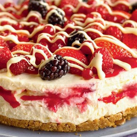 Jamie Oliver White Chocolate And Raspberry Cheesecake