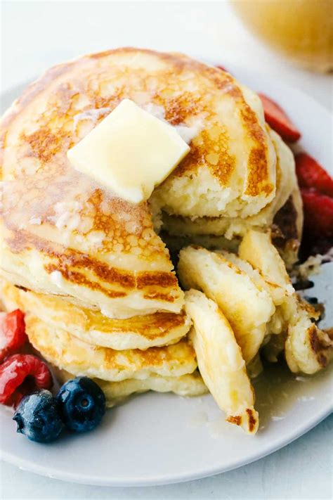 The Best Fluffy Homemade Buttermilk Pancakes Cook And Hook