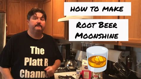 It doesn't take too many ingredients to make this and very little work. How to make Root Beer Moonshine - YouTube