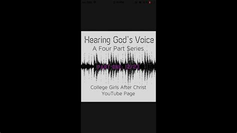 Hearing Gods Voice Pt 1 Youtube