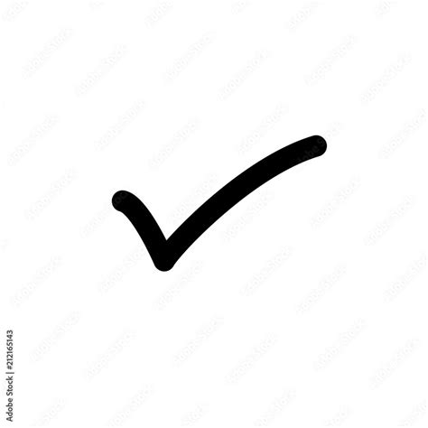 Check Mark Or Tick Sign Easily Editable Colorable Eps 8 Vector Icon