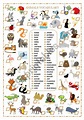 ANIMALS - ESL worksheet by Blizh