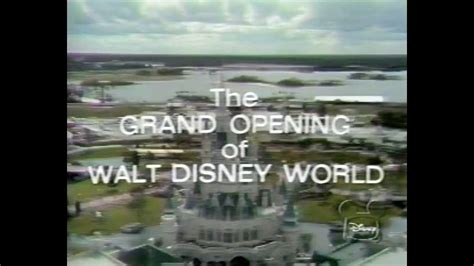 The Grand Opening Of Walt Disney World 1971 Tv Special Youtube