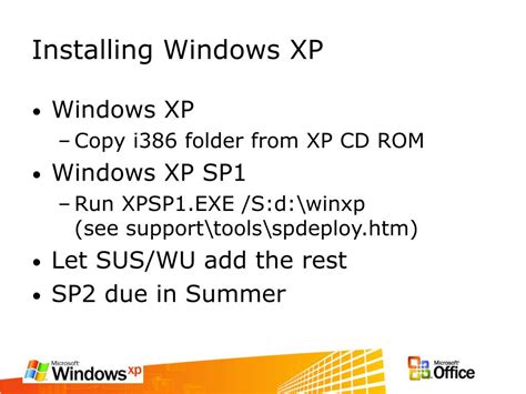 Ppt 2 Deploying Windows Xp Powerpoint Presentation Free Download