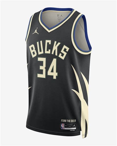 Milwaukee Bucks Statement Edition Jordan Dri Fit Nba Swingman Jersey