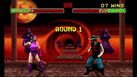 Mortal Kombat Ii Gameplay Kung Lao Arcade Playthrough Youtube