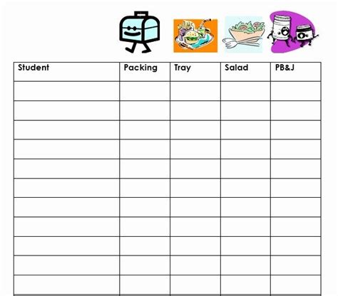 Printable Lunch Order Form Template Printable Templates Free