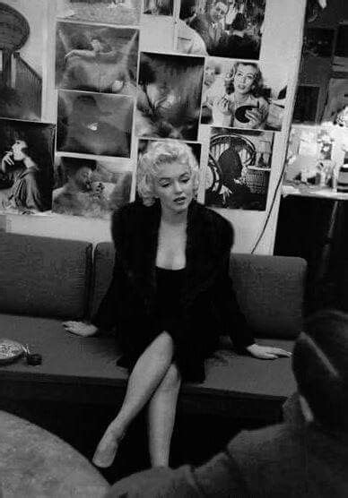 Marilyn At The Office Of Marilyn Monroe Productions Nyc 1955