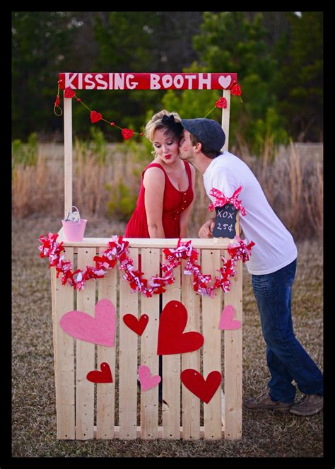 Valentines Day Photos Kissing Booth Decoraciones Del Día De San