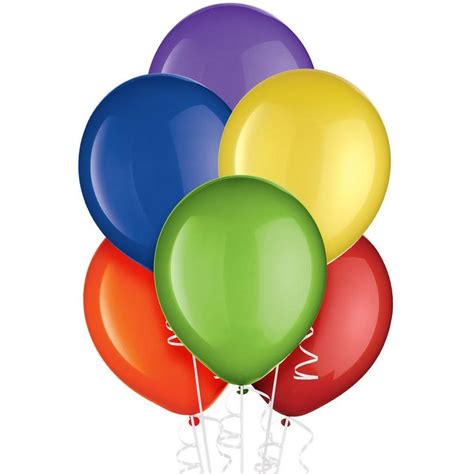 15ct 12in Assorted Color Balloons Party City