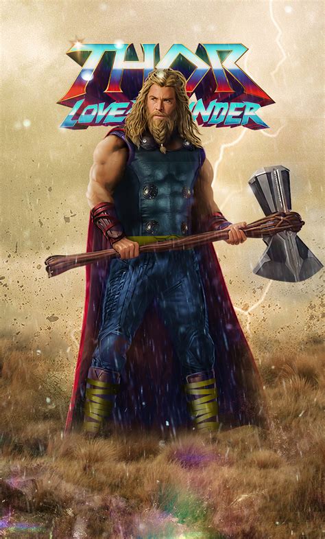 1280x2120 Thor Love And Thunder Poster 5k Iphone 6 Hd 4k Wallpapers