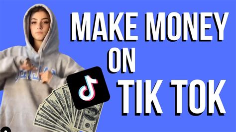 How To Make Money On Your Tik Tok Account Youtube