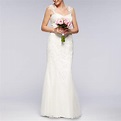 Pearce II Fionda Designer ivory embroidered mesh bridal gown- at ...