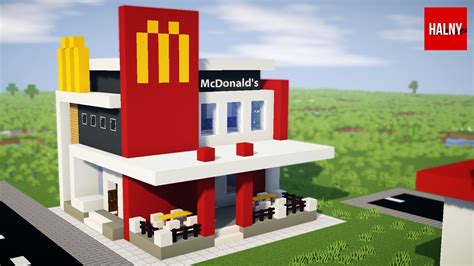 How To Build Mcdonald S In Minecraft Youtube