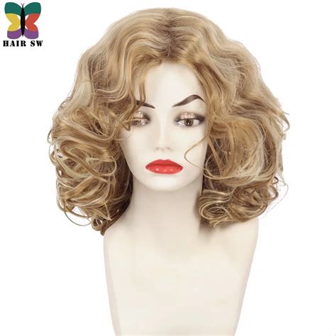 Buy Hair Sw Medium Length Voluminous Style Full Curly Layers Classy Wig