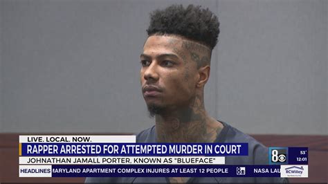 Blueface Rapper Arrested On Attempted Murder Charge Appears In Court