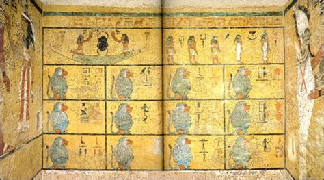 Art On The Walls Inside Of King Tuts Tomb Tumba De Tutankamon