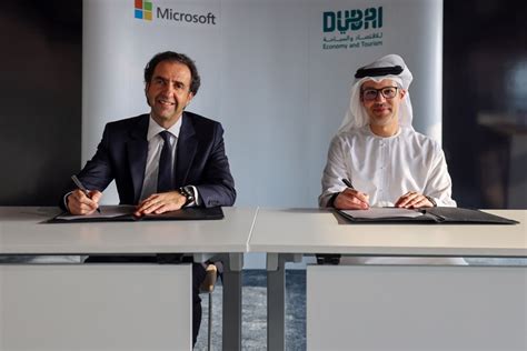 Dubai Det Pens Deal With Microsoft To Foster Innovation Uae Business Gate