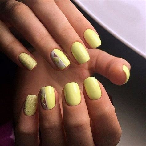 62 Most Beautiful And Lovely Yellow Color Nails