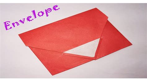 Envelope Making Without Glue Tape And Scissors Super Easy Tutorial