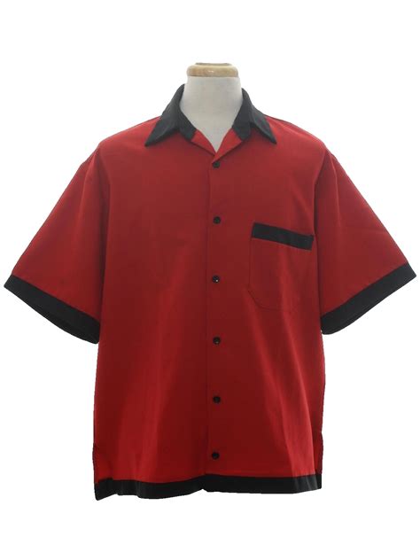 Retro 1950s Bowling Shirt Tutti 50s Style Made Recently Tutti