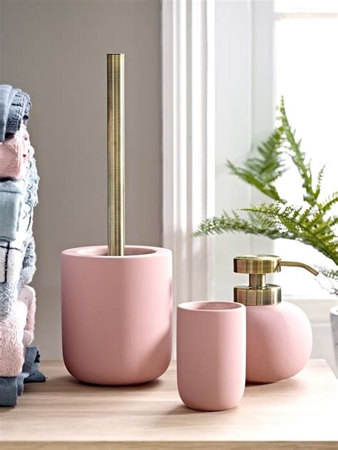 Blush Pink Bathroom Accessories