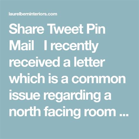 The Text Reads Share Tweet Pin Mail I Recently Received A Letter Which