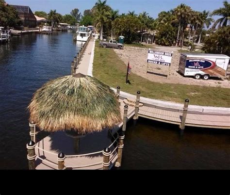 Custom Docks And Tiki Huts Wb Williamson Bros Marine Construction