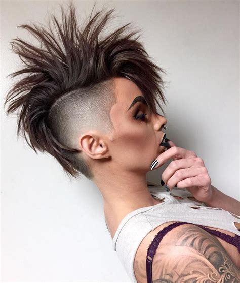 20 Best Collection Of Stunning Silver Mohawk Hairstyles